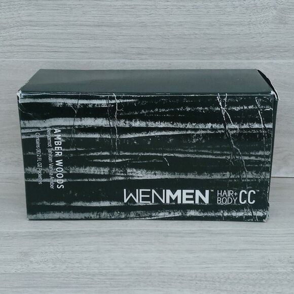 Wen Men Hair + Body Cleansing Conditioner | Amber Woods | Box of 8 Packs - Picture 1 of 5
